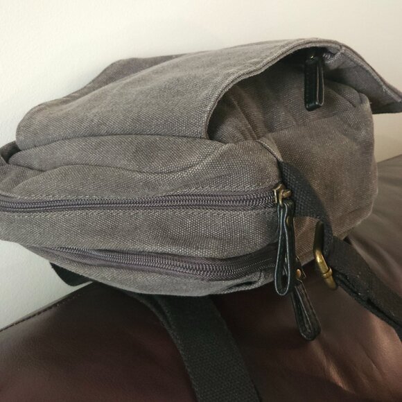 Cargo Canvas Utility Side Satchel Bag - Picture 2 of 8